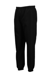 U318 custom-made black belted sports pants  plain peach  sports pants factory